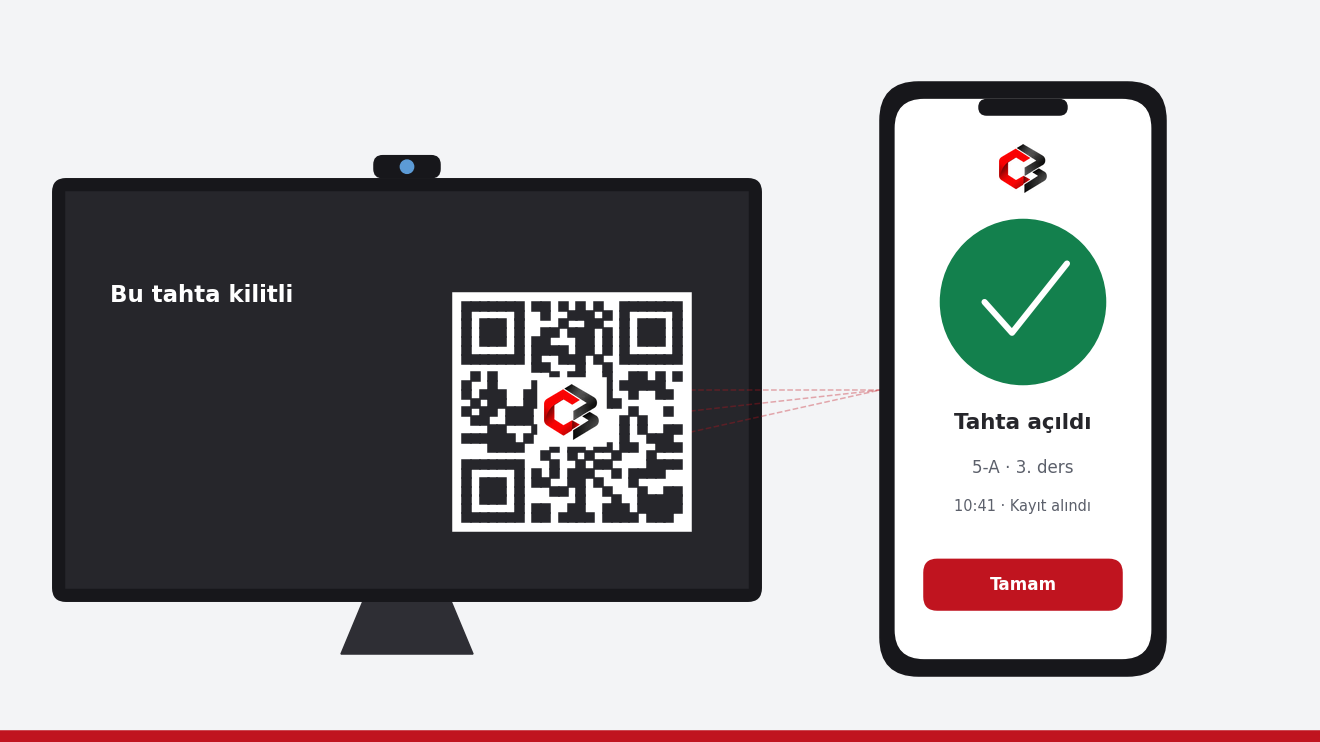 Öğretmen telefonunda tahta açıldı bildirimi