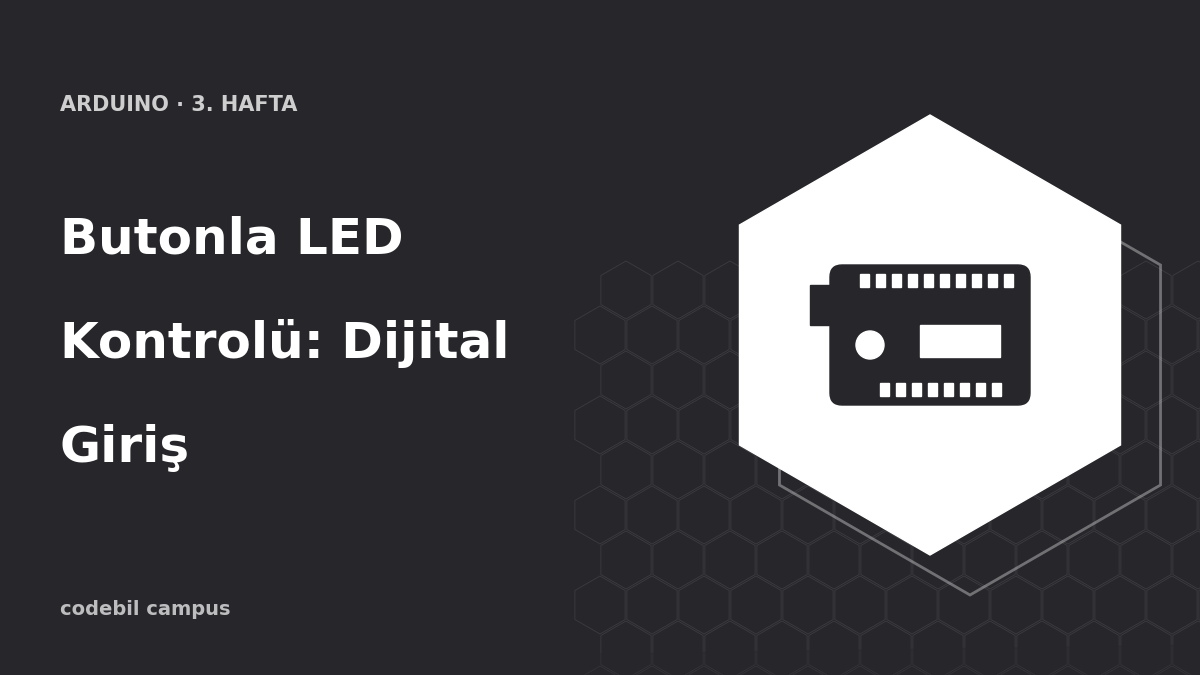 Butonla LED Kontrolü: Dijital Giriş